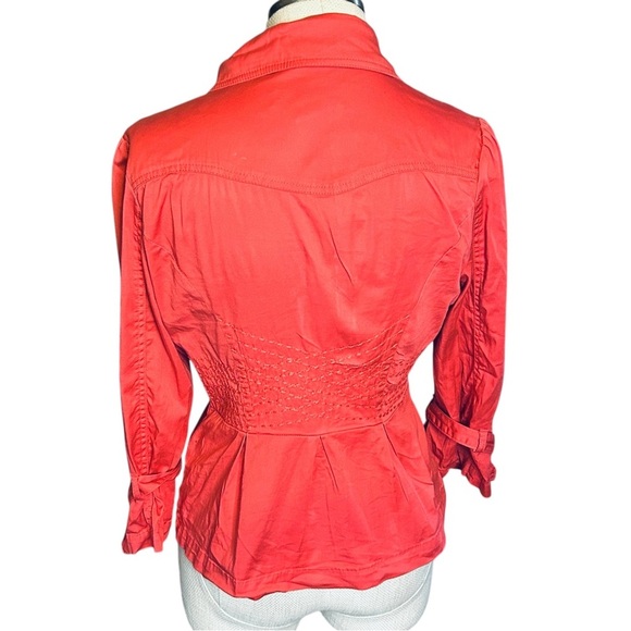 American Rag Women's Double-Breasted Red Jacket Size Large - Picture 4 of 7